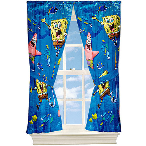 Spongebob Curtains in Curtain