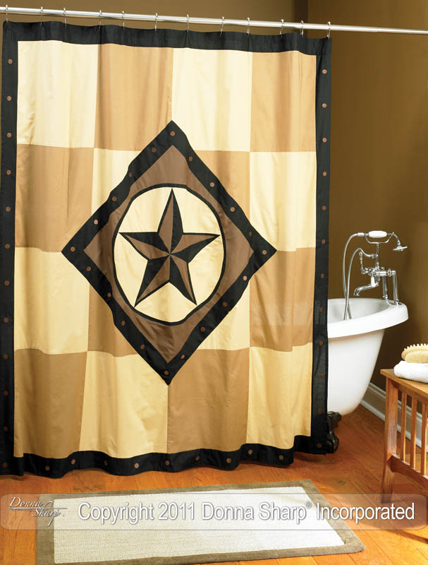 Star Shower Curtain in Curtain