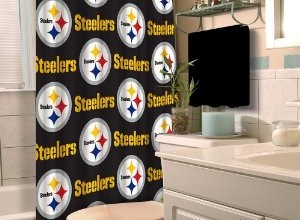 300x300px Steelers Shower Curtain Picture in Curtain