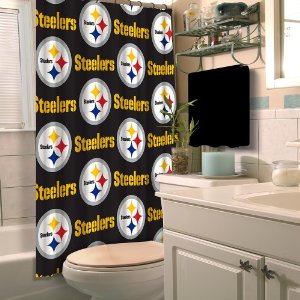 Steelers Shower Curtain in Curtain