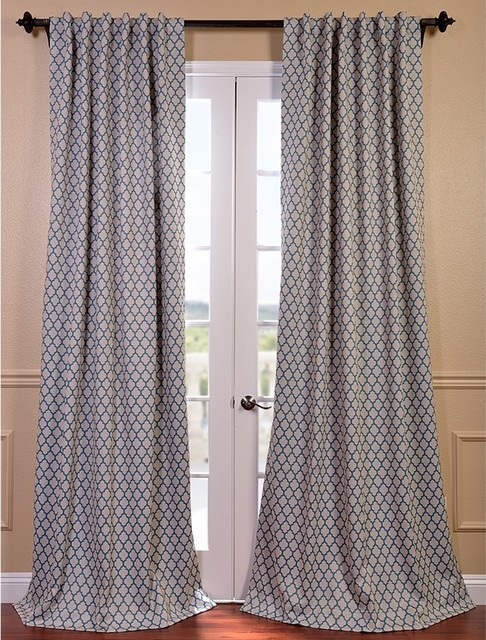 Teal Blackout Curtains in Curtain