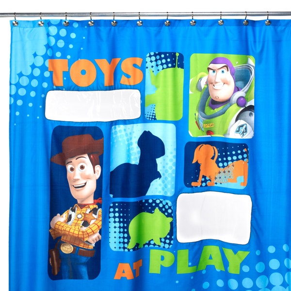 Toy Story Shower Curtain in Curtain