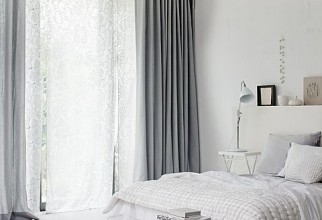 480x600px White Bedroom Curtains Picture in Curtain