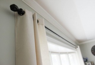 700x466px Wooden Curtain Rod Brackets Picture in Curtain