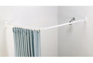 500x500px L Shaped Shower Curtain Picture in Curtain