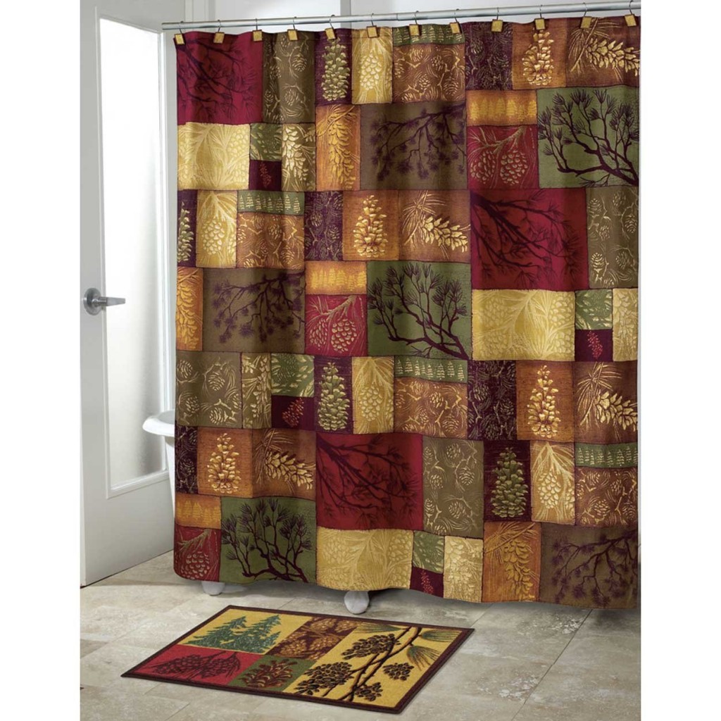 Adirondack Pine Shower Curtain in Curtain