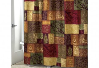 1250x1250px Adirondack Pine Shower Curtain Picture in Curtain