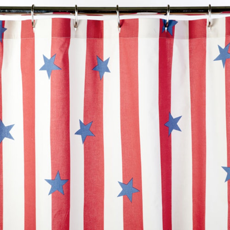 American Flag Curtains in Curtain