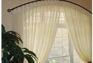 710x600px Arch Curtain Rod Picture in Curtain
