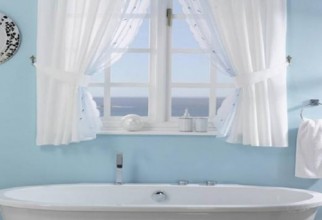 500x575px Bathroom Curtains For Small Windows Picture in Curtain