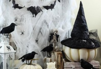 625x587px Black And White Halloween Decorations Picture in inspiration