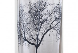 1025x1025px Black And White Patterned Curtains Picture in Curtain