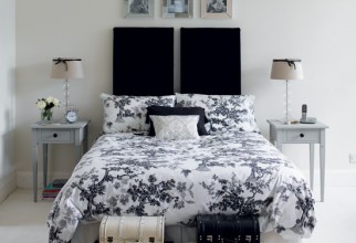 550x550px Black And White Rooms Picture in Bedroom