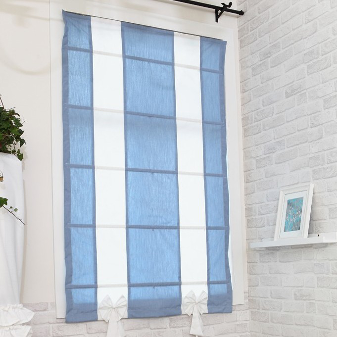 Blue And White Curtain Panels in Curtain