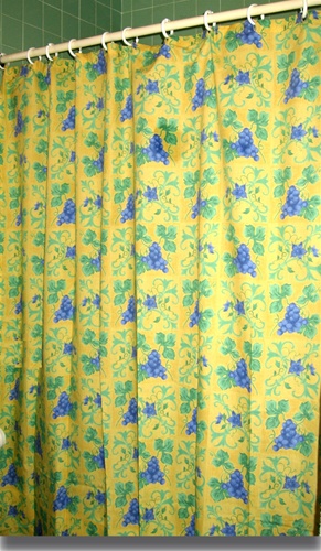 Blue And Yellow Shower Curtains in Curtain