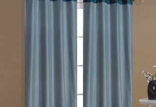 795x982px Blue Grommet Curtains Picture in Curtain