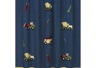 550x550px Boys Shower Curtain Picture in Curtain