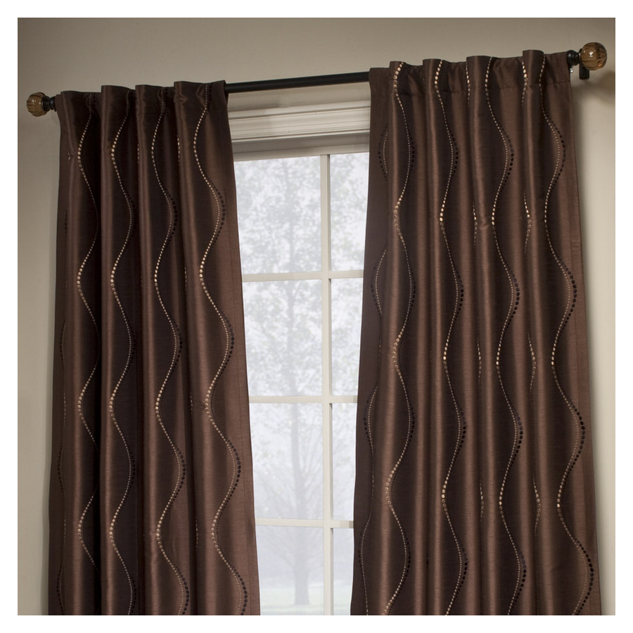 Brown Curtain Panels in Curtain