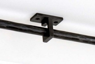 700x400px Ceiling Curtain Rod Brackets Picture in Curtain