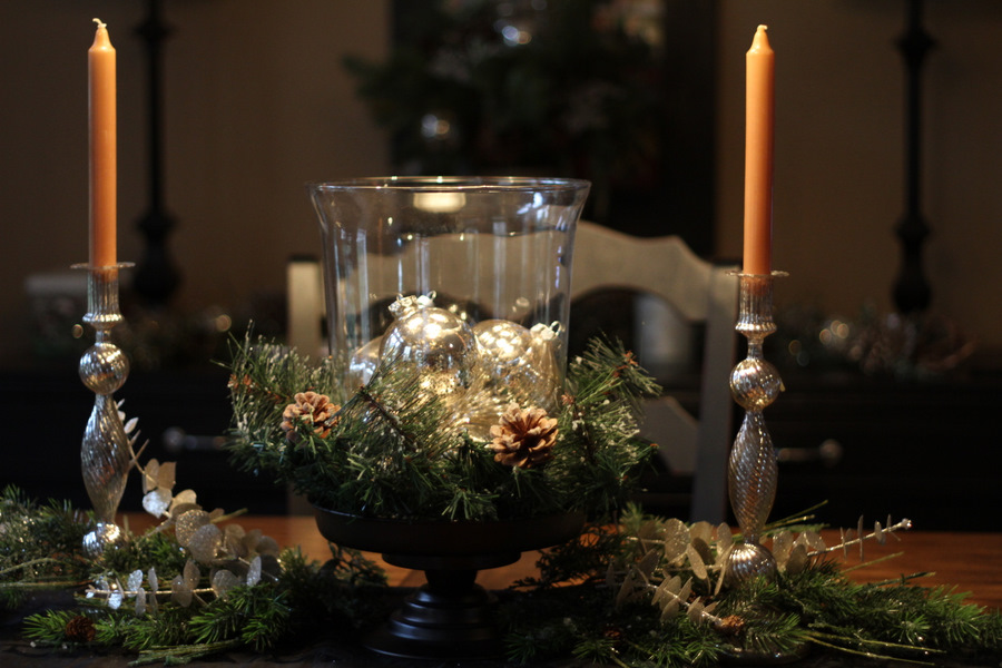 Christmas Centerpieces On A Budget in Interior