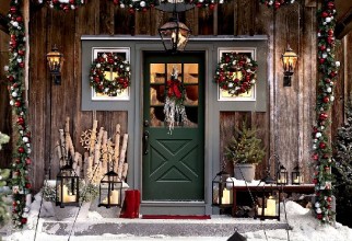 611x551px Christmas Porch Decorations Picture in inspiration