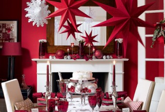 550x550px Christmas Table Centerpiece Ideas Picture in Table