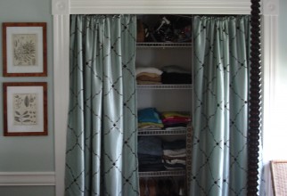 1394x1254px Curtain Closet Door Picture in Furniture Idea
