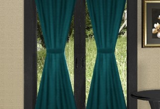 500x526px Dark Teal Curtains Picture in Curtain