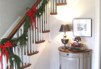 1200x1600px Decorating Stairs For Christmas Picture in Interior Design