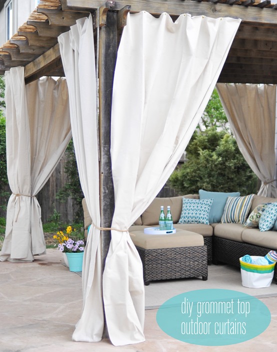Diy Outdoor Curtains in Curtain