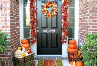 600x540px Fall Front Porch Decorations Picture in inspiration