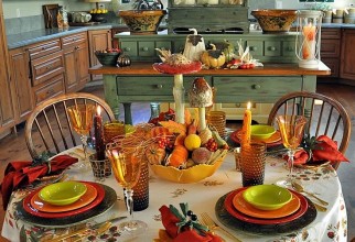 736x776px Fall Kitchen Decor Picture in Kitchen