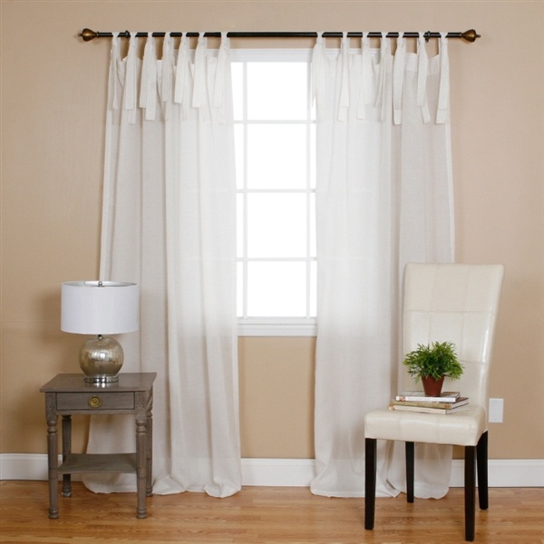 Faux Linen Curtains in Curtain