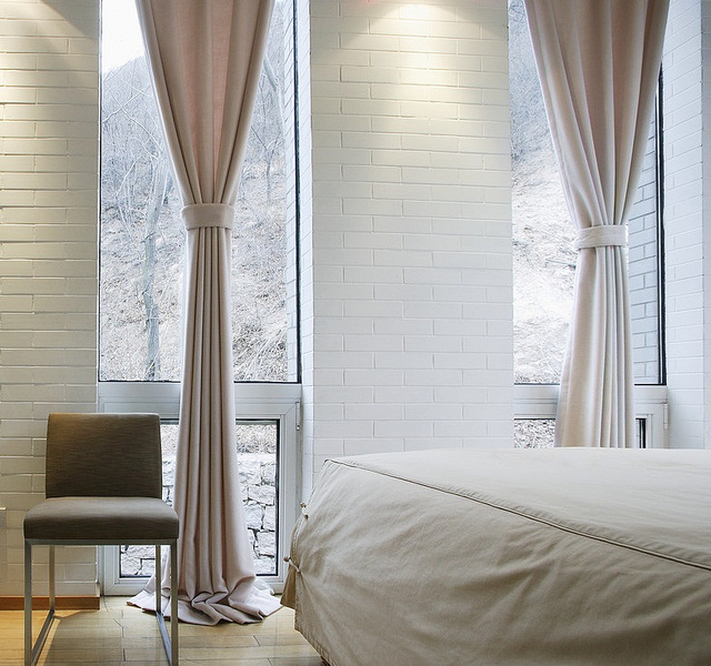 Floor Length Curtains in Curtain