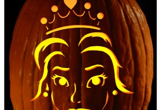 950x1200px Girl Pumpkin Carving Patterns Picture in inspiration