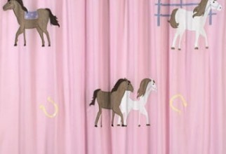 338x500px Girls Shower Curtain Picture in Curtain