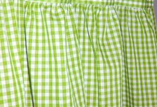 467x560px Green Gingham Curtains Picture in Curtain