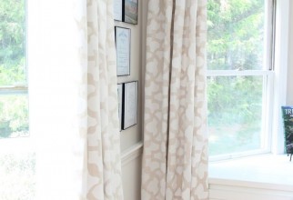 736x1103px Hanging Curtains Without A Rod Picture in Curtain