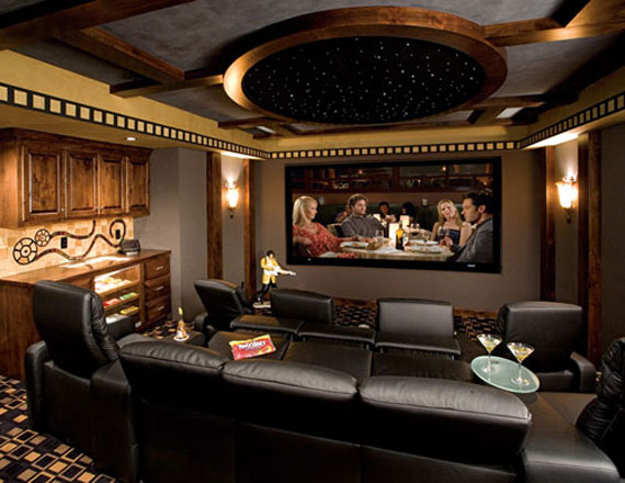 Home Theater Room Ideas in Living Room