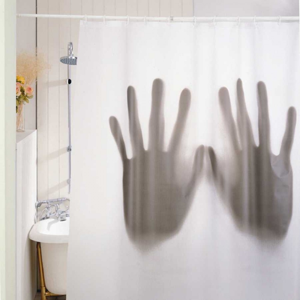 Horror Shower Curtain in Curtain