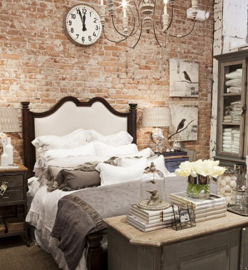 How To Decorate A Brick Wall in Bedroom