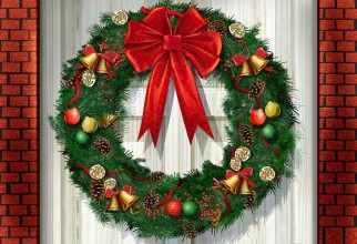 1920x1200px How To Make A Christmas Wreath Picture in Interior Design