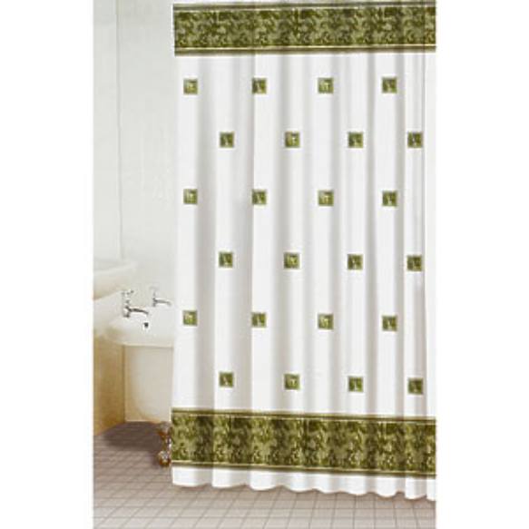 Hunter Green Shower Curtain in Curtain