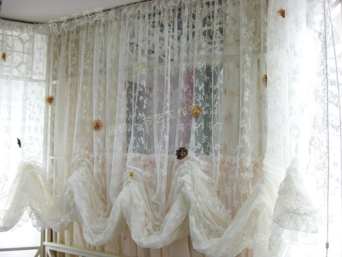 Lace Curtain Fabric in Curtain