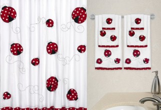 550x461px Ladybug Curtains Picture in Curtain