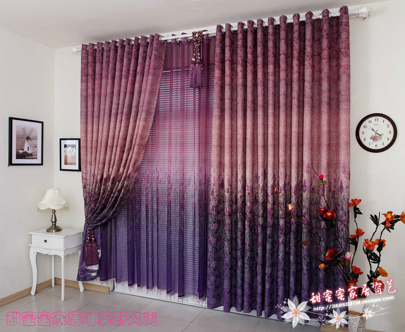 Lavender Blackout Curtains in Curtain