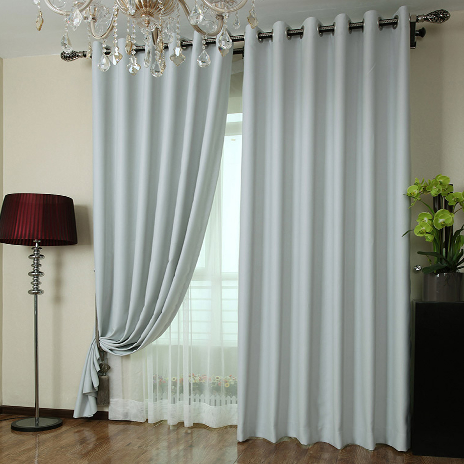 Light Gray Curtains in Curtain