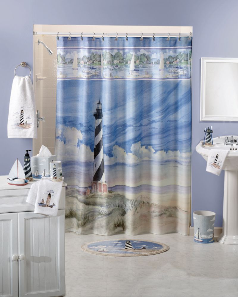 Lighthouse Shower Curtains in Curtain