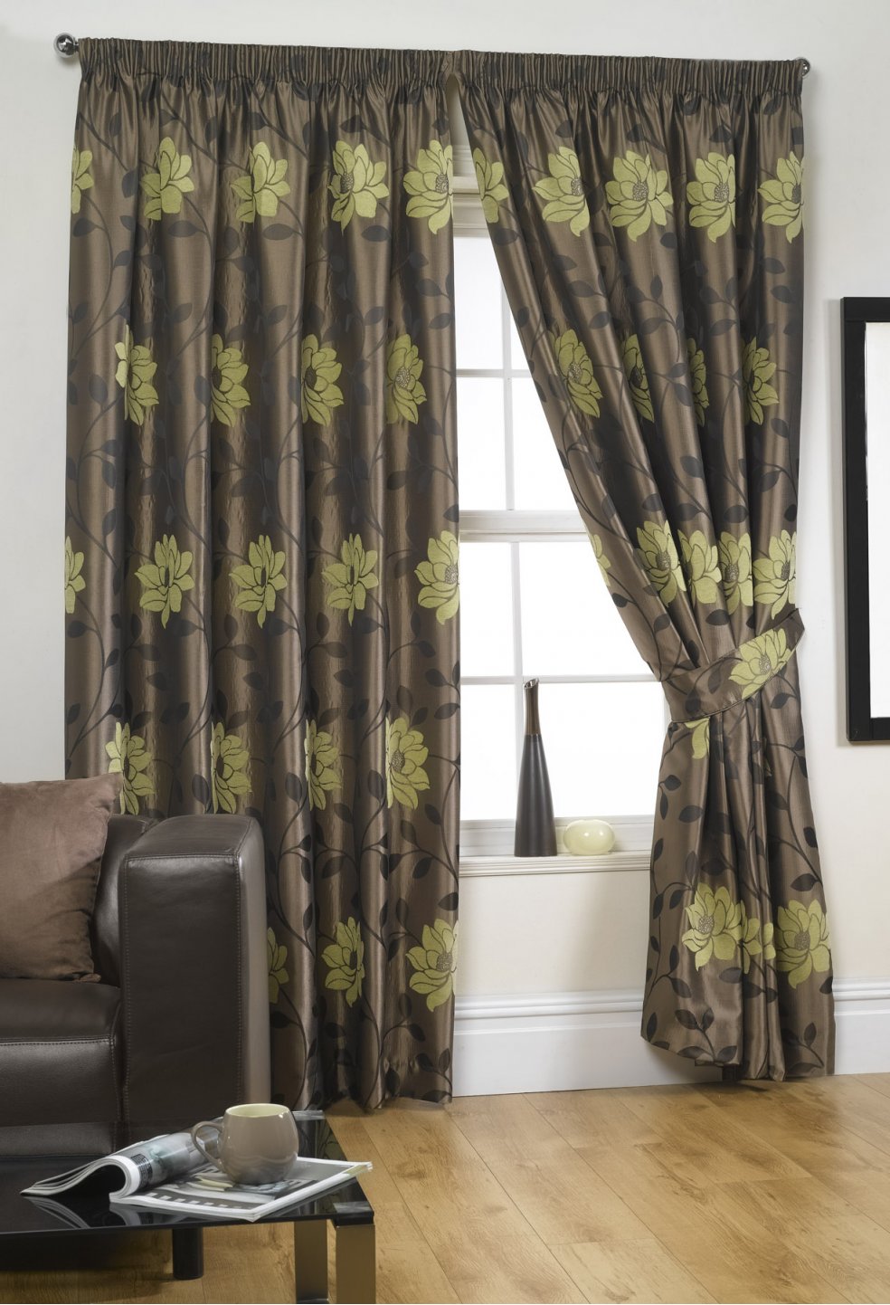 Lime Curtains in Curtain