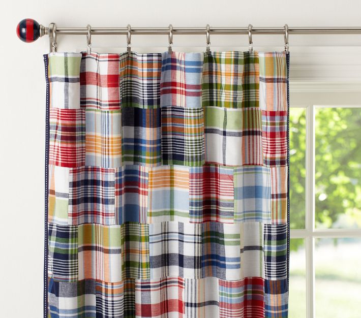 Madras Shower Curtain in Curtain
